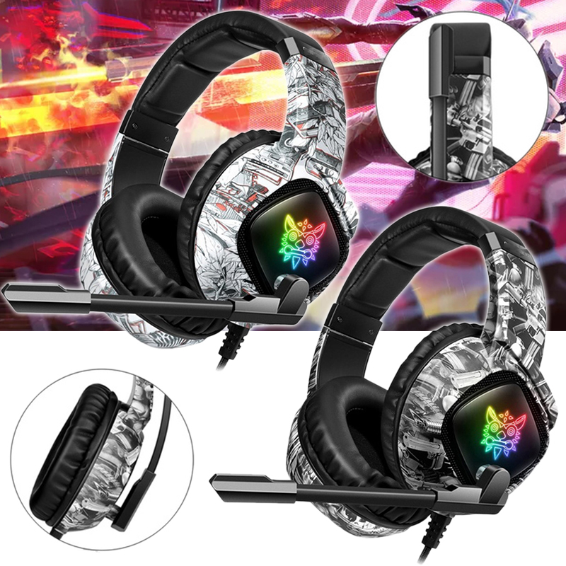 Tai Nghe Gaming Có Mic Và Đèn Led Giắc Cắm 3.5mm Cho Pc / Xbox One / Ps4 / Nintendo Switch Bj Franchisesy | BigBuy360 - bigbuy360.vn