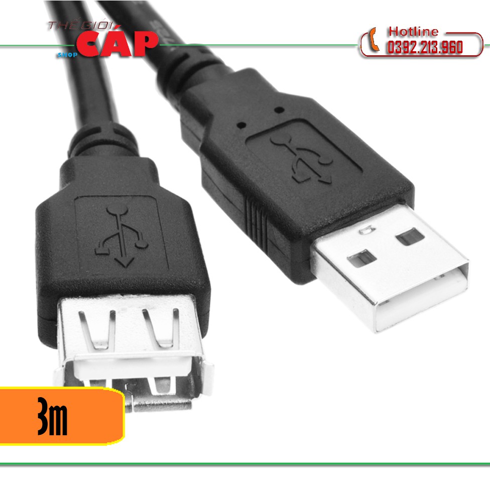 Cáp USB nối dài 3M