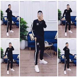 [Mã MAHM12 hoàn 15% đơn 99K tối đa 50K xu] Bộ Đồ Thể Thao Cho Nam Thêu NY Chất Liệu Umi Thể Thao Cao Cấp