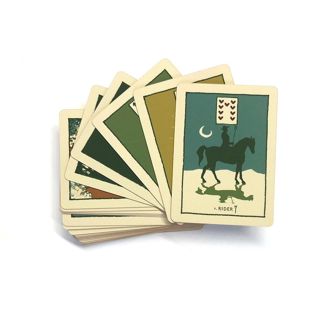 Bộ Bài Lenormand Green Glyphs Tặng Đá Thanh Tẩy C186