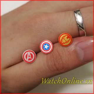 Nút Avengers kim loại Xiaomi Miband 2/3/4