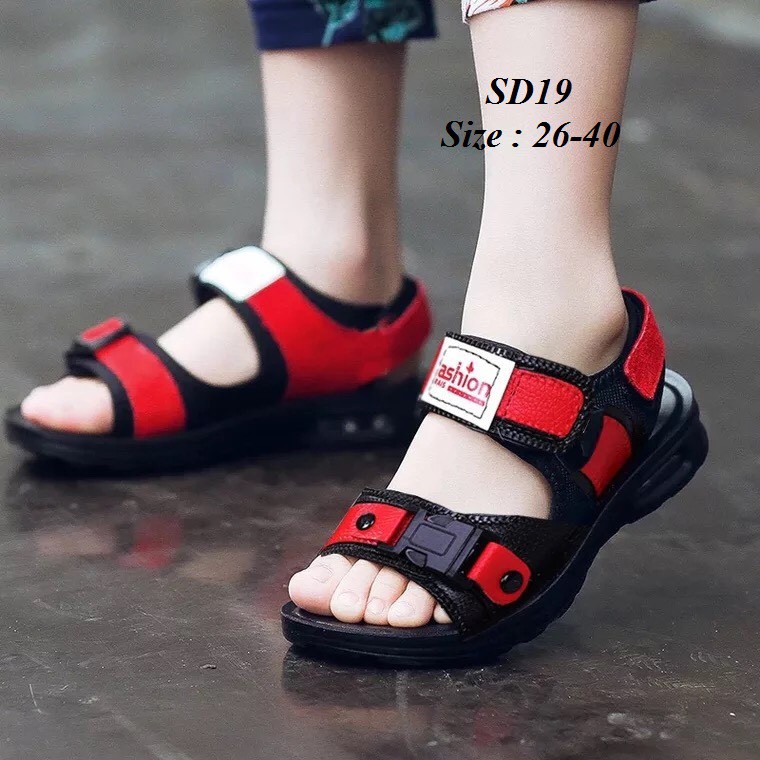 Dép sandal bé trai đế cao su bền (ảnh thật SD19)