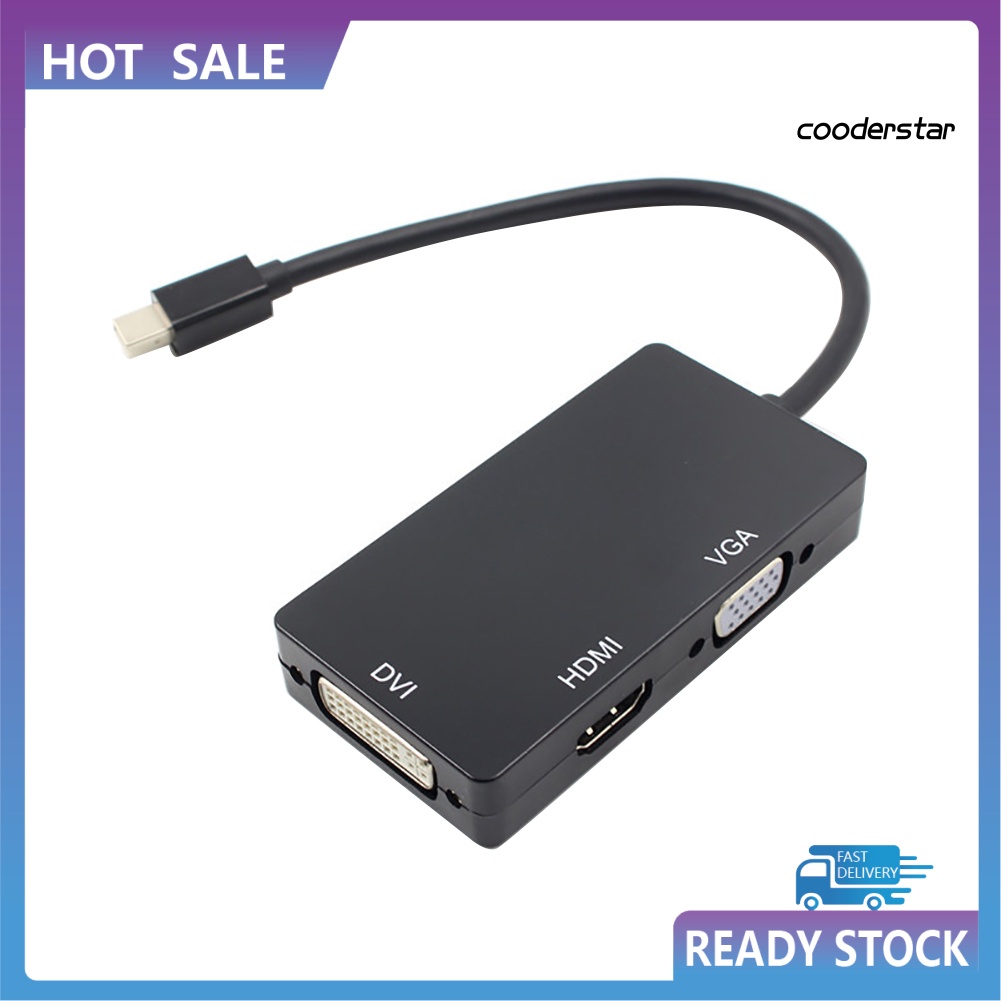 Cáp Chuyển Đổi Dp Sang Hdmi 3 Trong 1 Vga Dvi Cho Macbook Pro Air