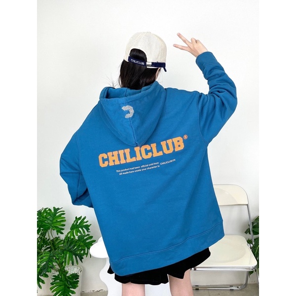 Áo Hoodie Zip Big logo CHILICLUB