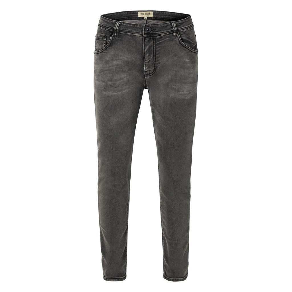 Quần Skinny Jeans Nam FNOS Streetwear Màu Xám Trơn NZ6 - Local Brand Chính Hãng