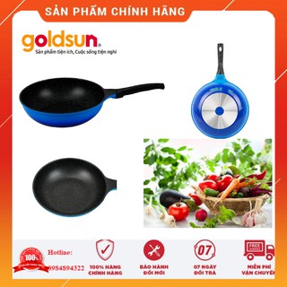 Chảo chống dính siêu bền, dẫn nhiệt nhanh, sơn chịu nhiệt DP - GD1028 IH - Goldsun