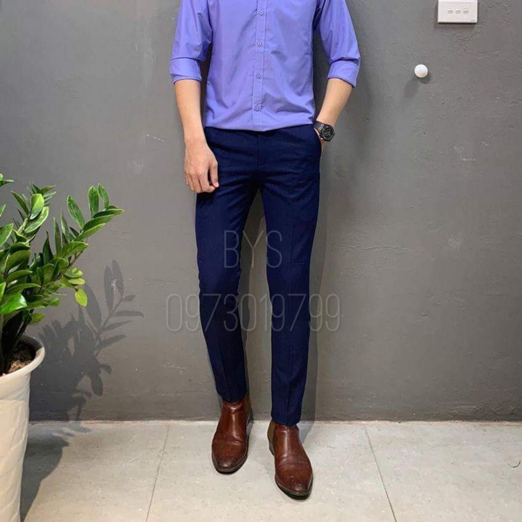 Quần tây nam đẹp 👖FREE SHIP👖vải tuyết mưa đẹp co giãn nhẹ Phom chuẩn quần âu | BigBuy360 - bigbuy360.vn