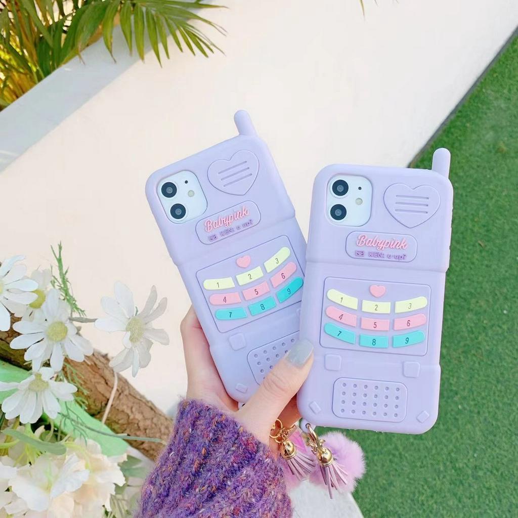 Ốp Lưng Silicone Mềm In Hình Bé Gái Dễ Thương Cho Iphone 11 Pro Max Xs Max X Xr 8 Plus 7 Plus 6 6s Plus 12 Mini Pro Max