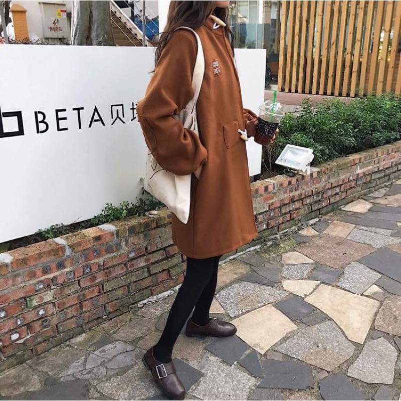 [FREESHIP - HÀNG LOẠI 1] ÁO KHOÁC DẠ LEN ÉP KHUY SỪNG HÀN QUỐC | BigBuy360 - bigbuy360.vn