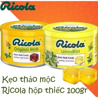 CHÍNH HÃNG  Kẹo ngậm Ricola 100gr THỤY SĨ