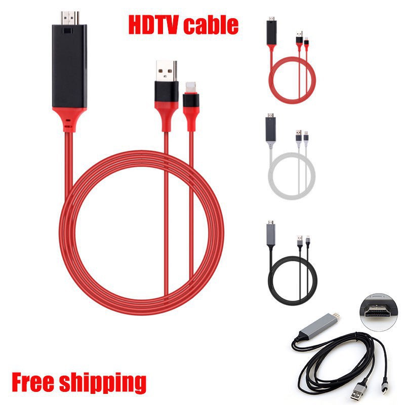 Cáp Kết Nối HDMI Cho IPhone, IPad (Lightning To HDTV Cable) ✓ Cáp MHL Sang HDMI, HDTV Kết Nối Điện Thoại IOS Với TV