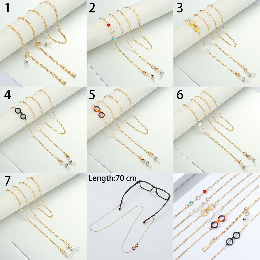 EUTUS Dây Đeo Kính Chống Trượt Đính Pha Lê