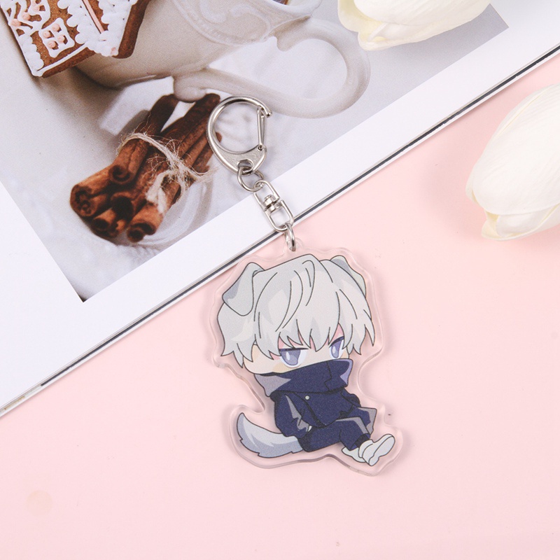 Móc khóa nhựa acrylic hình fushiguro megumi dễ thương