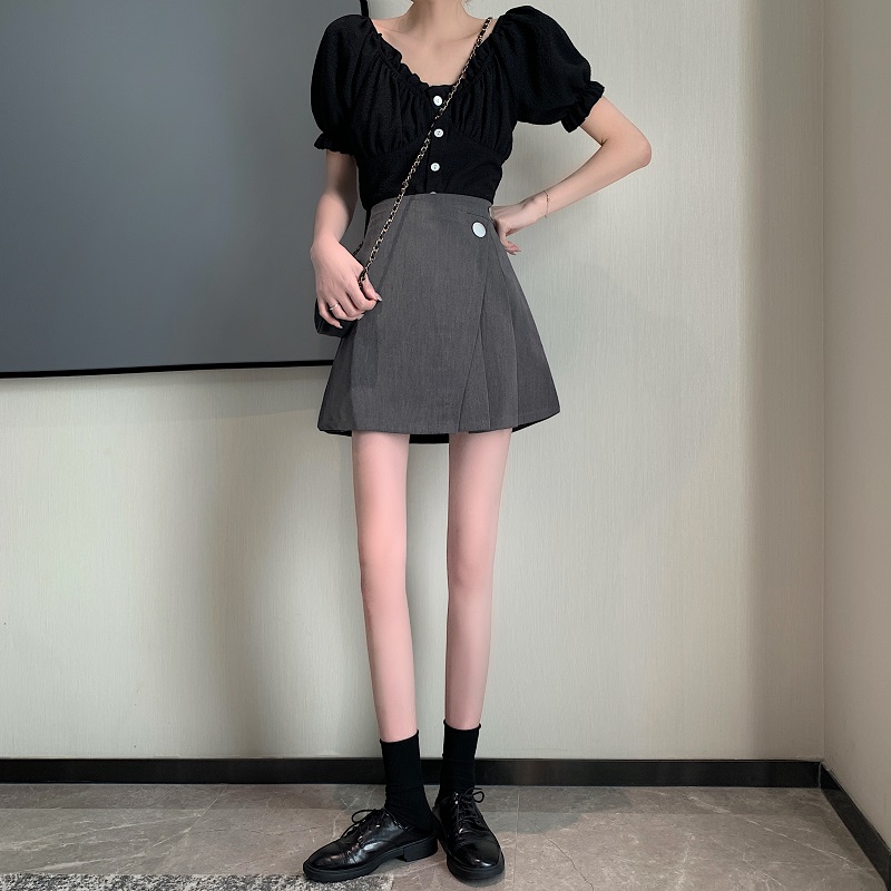 Chân Váy Xiaozhainv Xếp Ly Dáng Chữ A Phong Cách Hàn Quốc Xinh Xắn Dành Cho Nữ | BigBuy360 - bigbuy360.vn