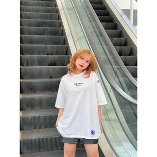 Áo thun unisex tay lỡ nam nữ form rộng ,áo phông phong cách áo heyyou essential basic tee a505 qnstudio2
