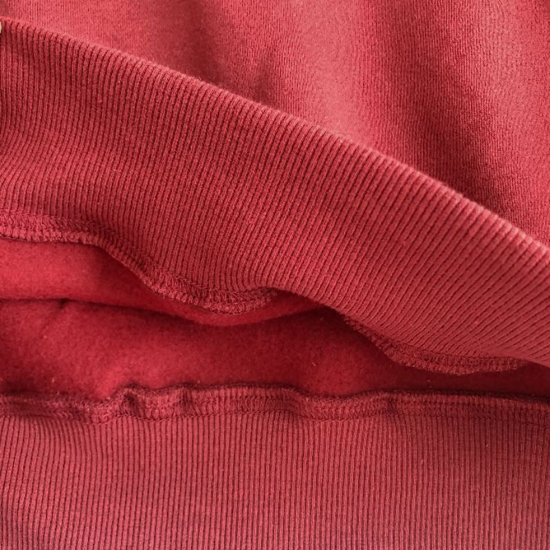 Áo sweater nỉ bông 100% cotton mềm mịn hồng đất áo cặp áo đôi unisex ulzzang - ẢNH THẬT