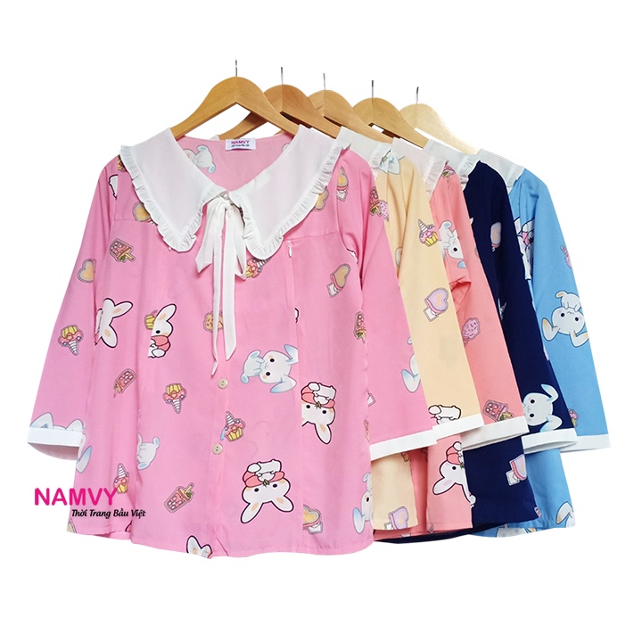 Đồ bộ bầu và sau sinh dài NAMVY size 45-63kg