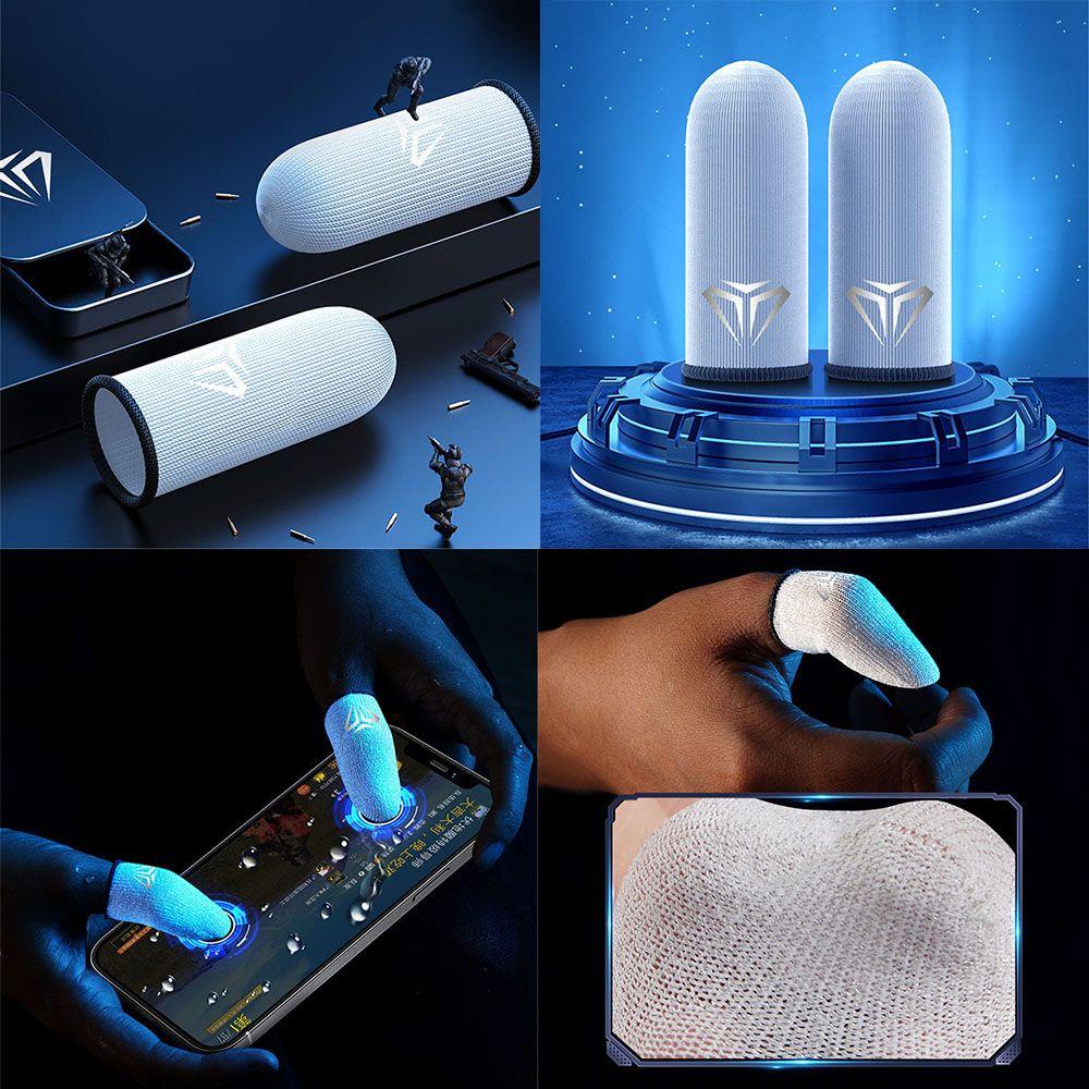 Myrongvn Nút Bọc Ngón Tay Co Giãn Siêu Mỏng Thoáng Khí Chống Mồ Hôi Chơi Game Có Màn Hình Cảm Ứ