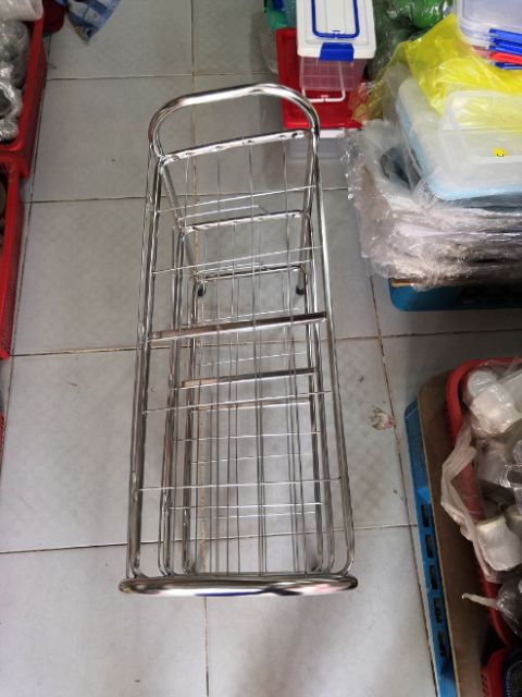 Kệ dép inox 3 tầng