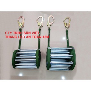 [Thang dây thoát hiểm] dây DAI an toàn-15M khẩn cấp nhà cao tầng - Lõi thép mạ kẽm chống rỉ- vật dụng cần thiết