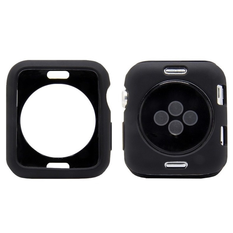 Ốp Bảo Vệ Bằng Silicon Cao Su Màu Kẹo Cho Apple Watch Series Ultra 8 7 6 SE 5 4 3 2 1 49mm 45mm 40mm 44mm