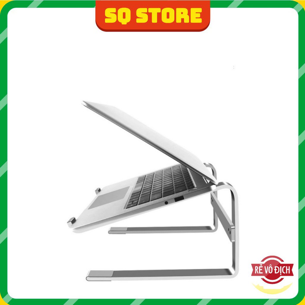 Kệ Đỡ máy tính laptop bằng nhôm, kiêm kệ đỡ tản nhiệt macbook cao cấp kiêm kê gọn bàn phím ngoài L210