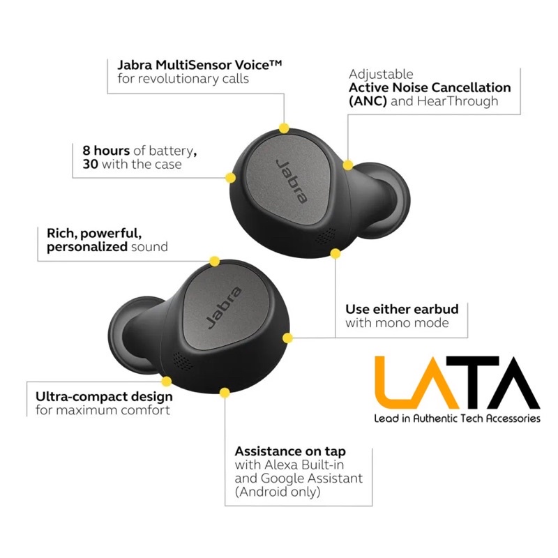 Tai nghe chính hãng Jabra Elite 7 Pro