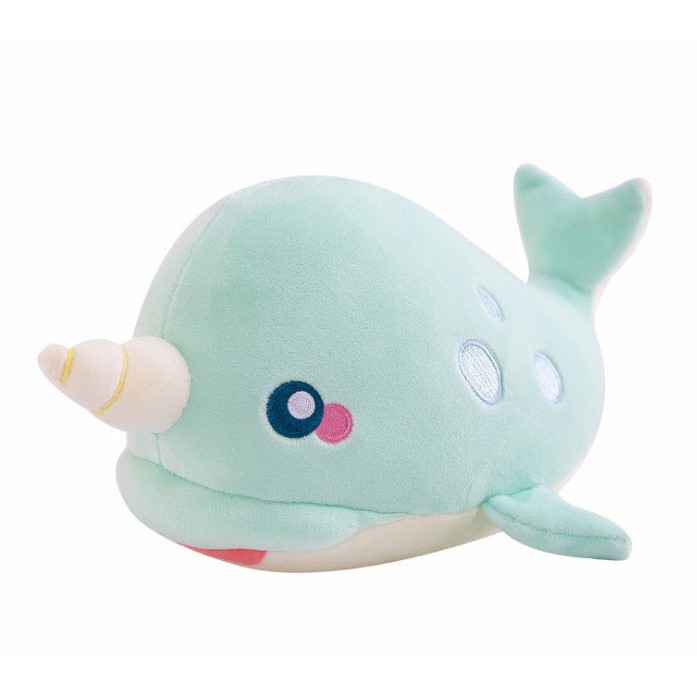 gấu bông kì lân bông narwhal G25B23 25cm