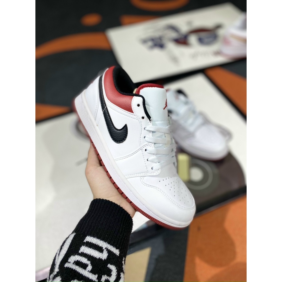 Giày thể thao Sneaker JD Gymred v2 Lai Au, JD Đỏ Trắng vệt Đen