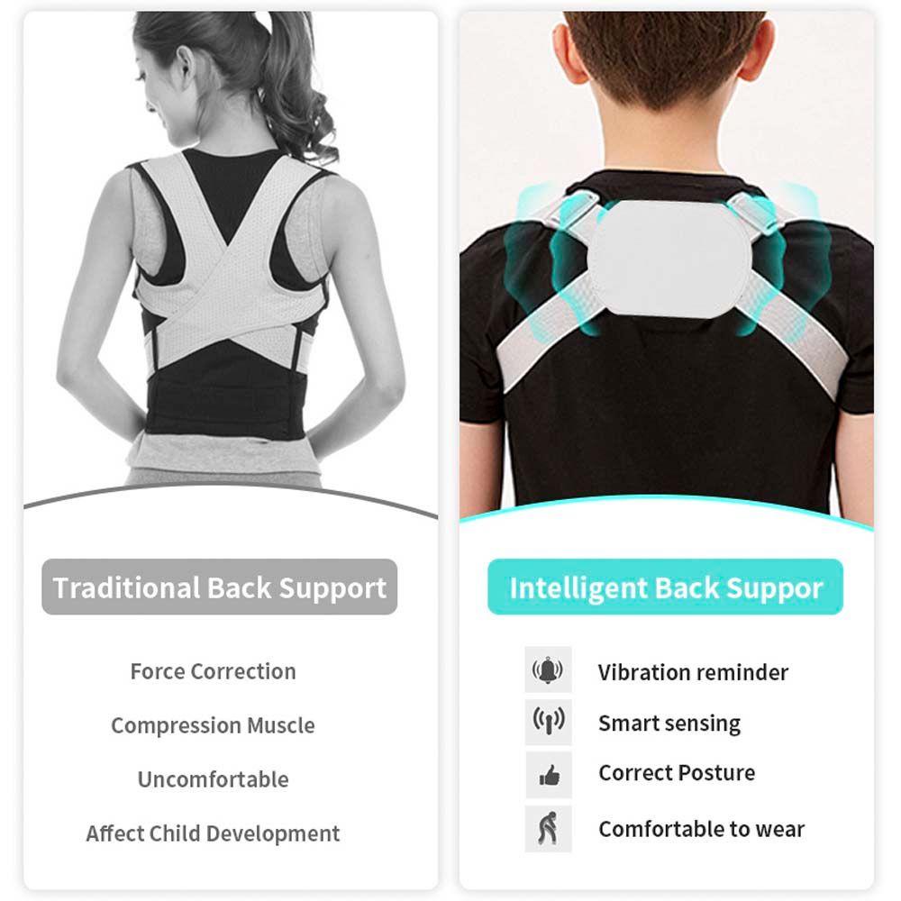 Dây Đai Đeo Vai Thẳng Bằng Polyester Thoải Mái VANES1 Chỉnh Tư Thế Lưng Dễ Sử Dụng Cho Trẻ Em