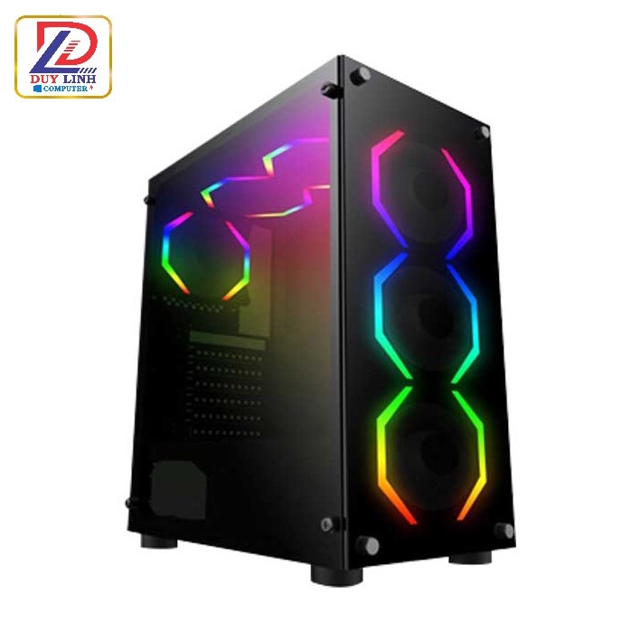 [Mã ELHAMS5 giảm 6% đơn 300K] Vỏ máy tính Gaming Các Loại Case trong suốt lắp led đẹp(chưa có fan led)