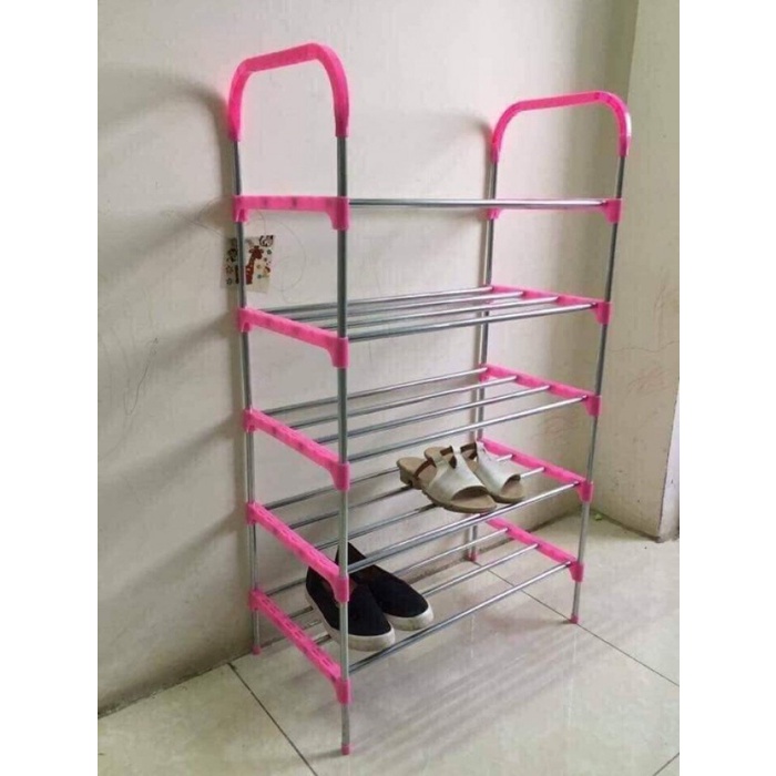 KỆ GIÀY DÉP INOX 5 TẦNG