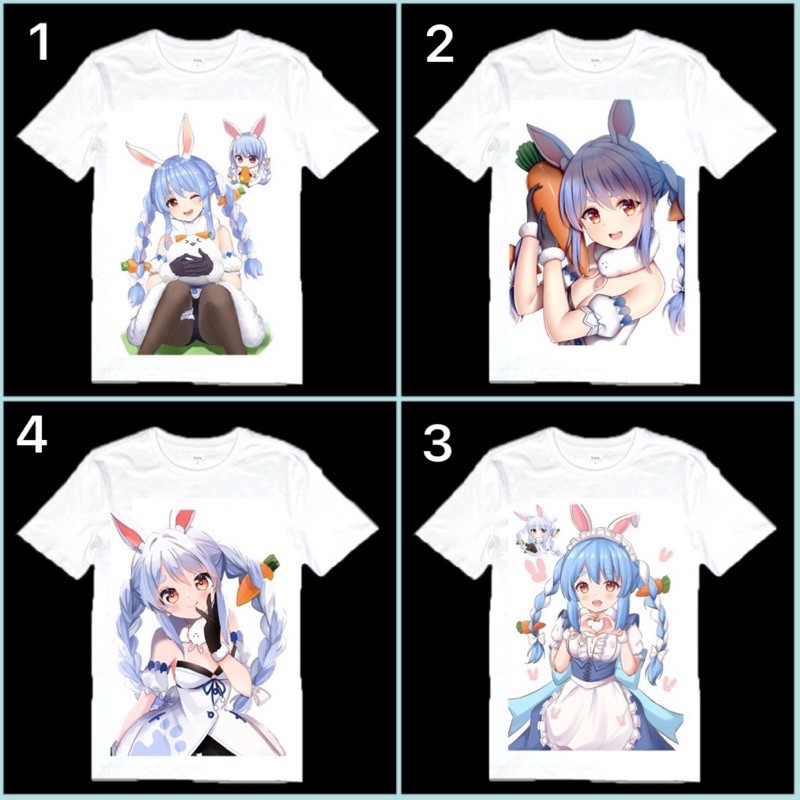 áo in hình usada pekora -Hololive/áo thun usada pekora -Hololive