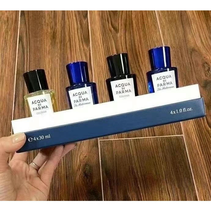 【miễn phí vận chuyển】Acqua di Parma Bộ Bốn Sản Phẩm Mẫu Thử Nước Hoa 30ml