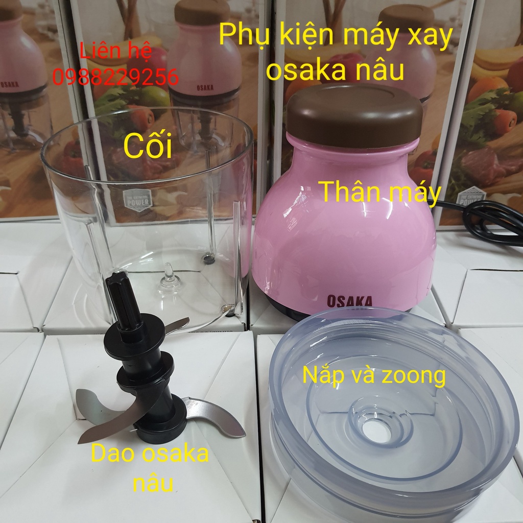 Phụ kiên máy xay osaka nắp nâu dẹt