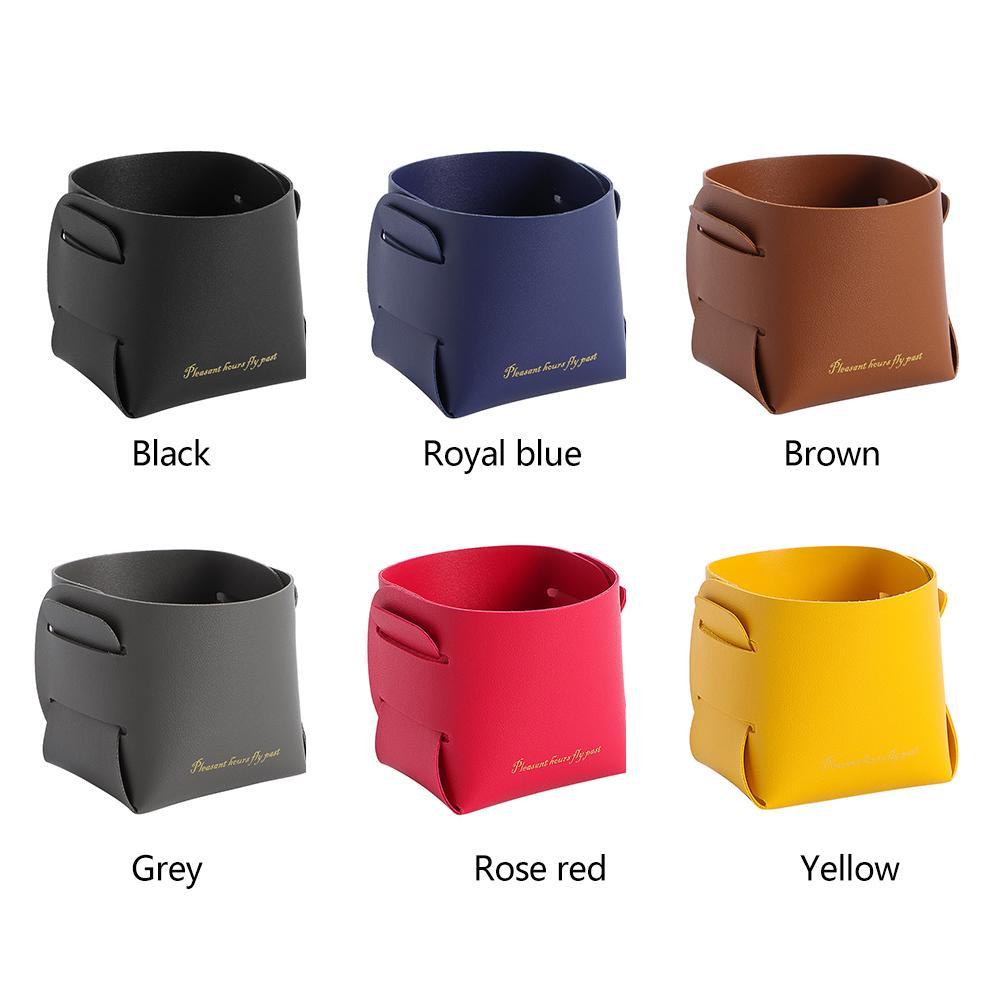 UUMIR Hộp Đựng Chìa Khóa Bằng Da PU Để Bàn Tiện Dụng