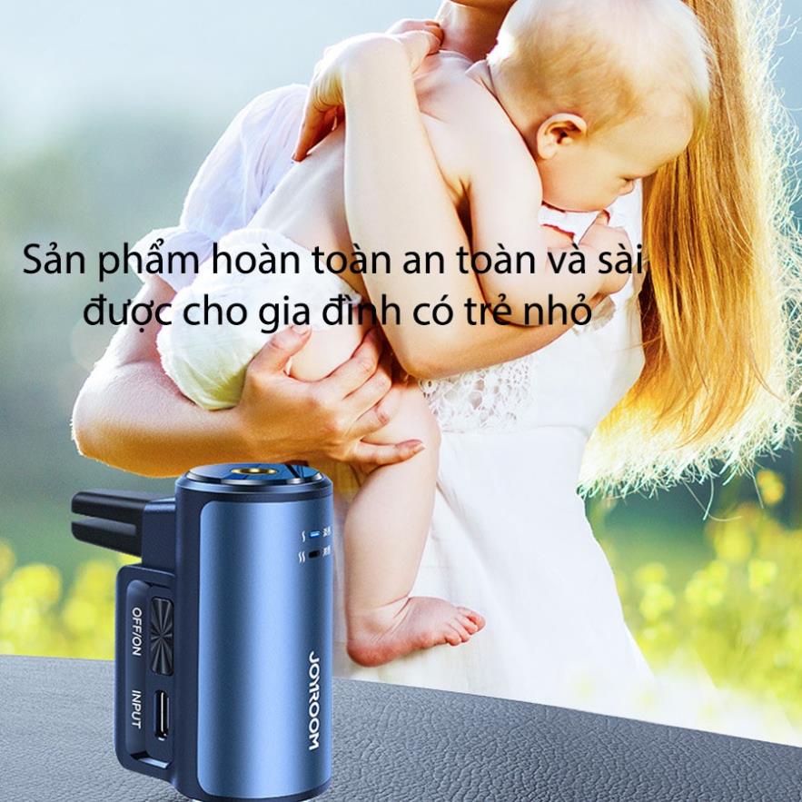 Máy phun sương ô tô dạng nano chính hãng Joyroom - kẹp khe gió làm thơm và cấp ẩm dùng pin 220mAh siêu bền