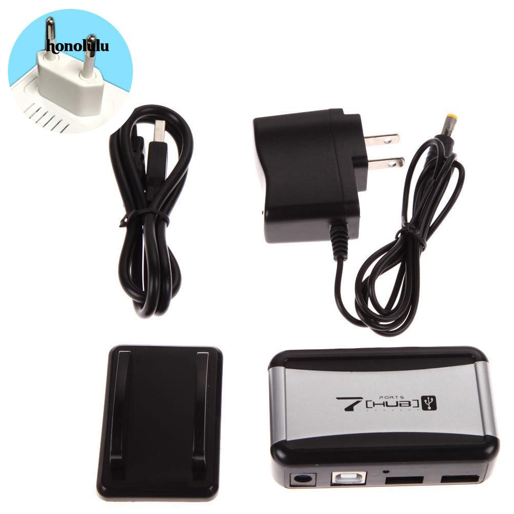 Bộ Chia 7 Cổng USB 2.0 Tốc Độ Cao 50cm 5V Cho PC Laptop