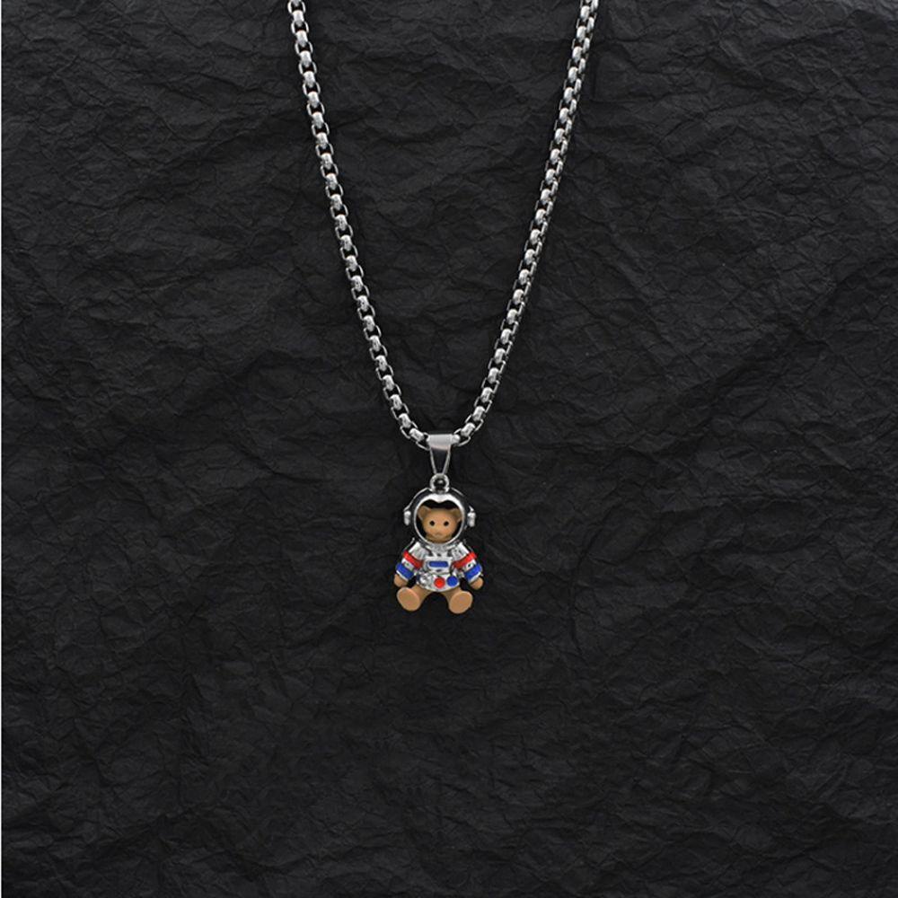 Vòng cổ Hai Lớp Họa Tiết Hoạt Hình Phong Cách Hàn Quốc VANES1 Dành Cho Nam Nữ