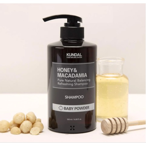 Dầu Gội Kundal Honey & Macadamia Hương Phấn Em Bé 500ml