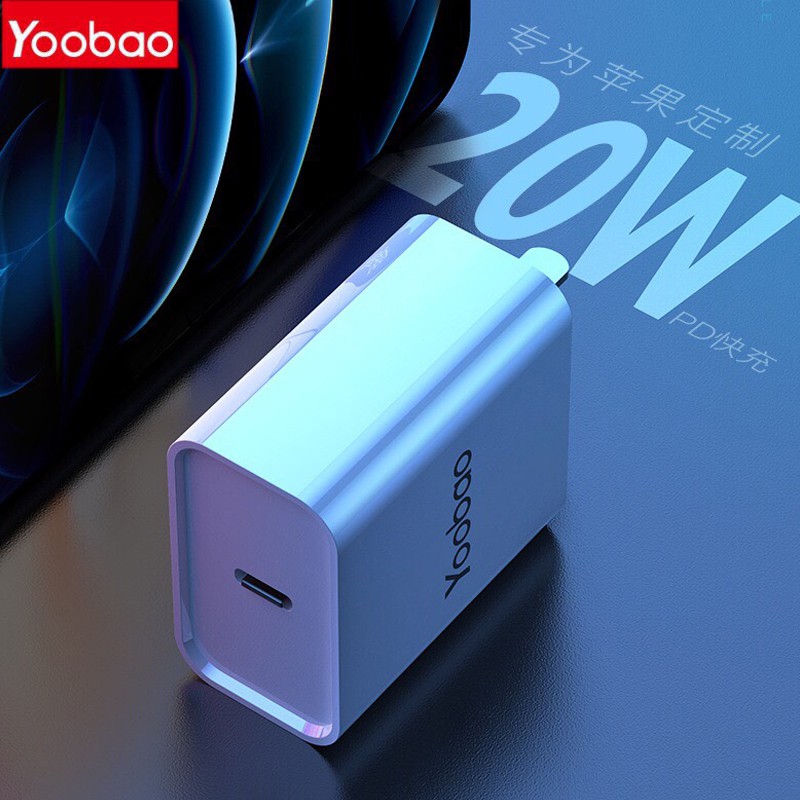 Củ sạc cổng nhanh Yoobao U56 cổng Type-C Sạc nhanh PD20W.