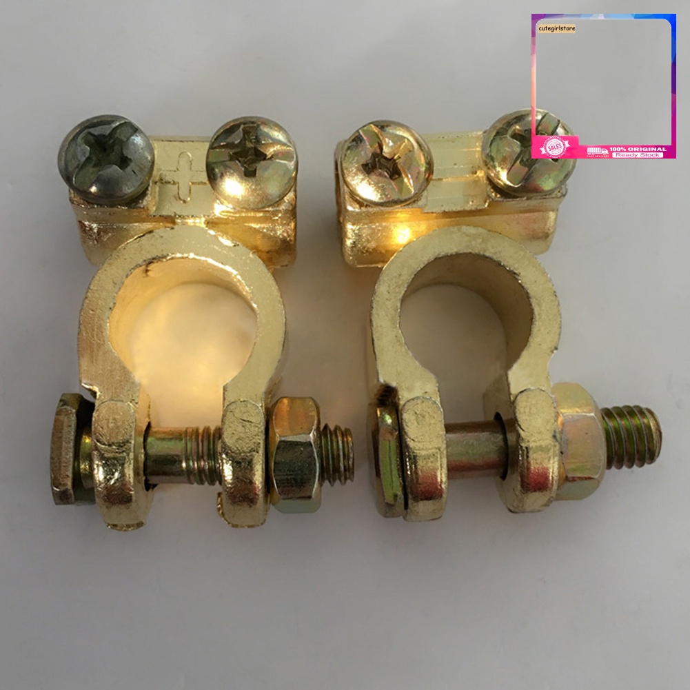 Bộ 2 Kẹp Cực Dương + Âm Bằng Hợp Kim Cho Xe Hơi