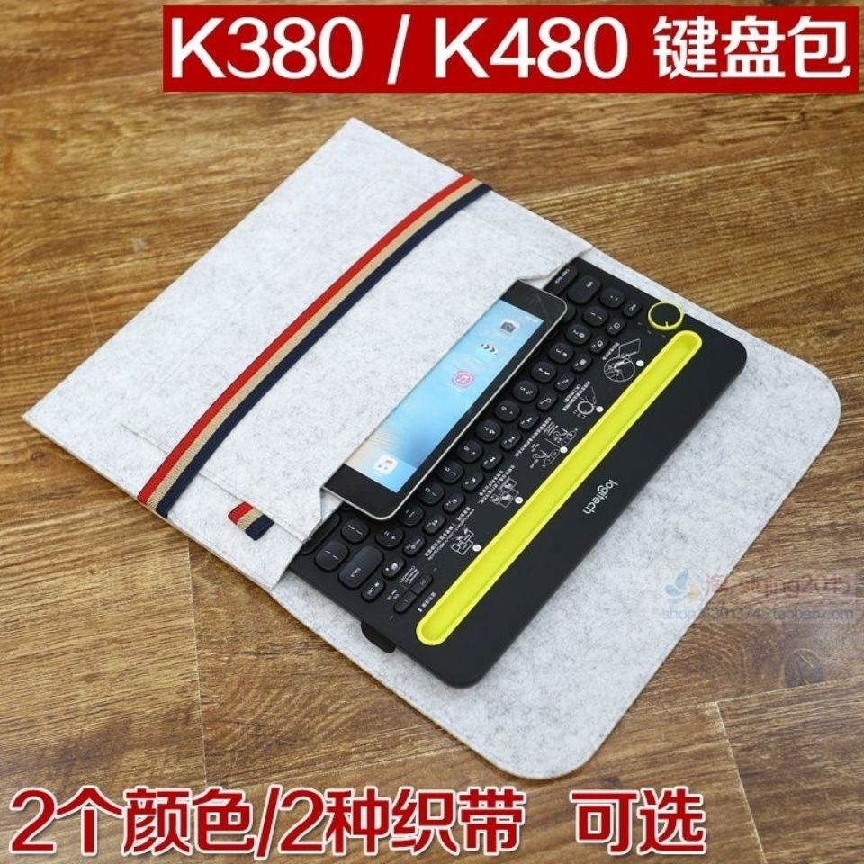 Túi Đựng Bàn Phím Cơ k480 K380 Keyboard Màu Trắng Đen Chống Bụi