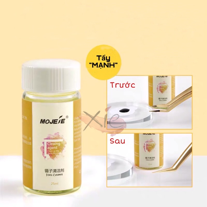 LỌ RỬA NHÍP - LÀM SẠCH NHÍP NỐI MI - XIE dụng cụ nail&amp;mi ♥️