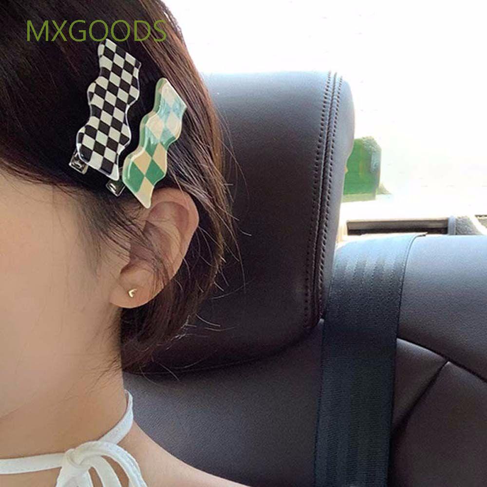 Kẹp Tóc Bằng Nhựa Acrylic Màu Sắc Dễ Thương Phong Cách Hàn Quốc Cho Nữ