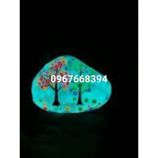 com bo 10 lọ bột dạ quang đủ màu ( tặng que vẽ, cọ vẽ )