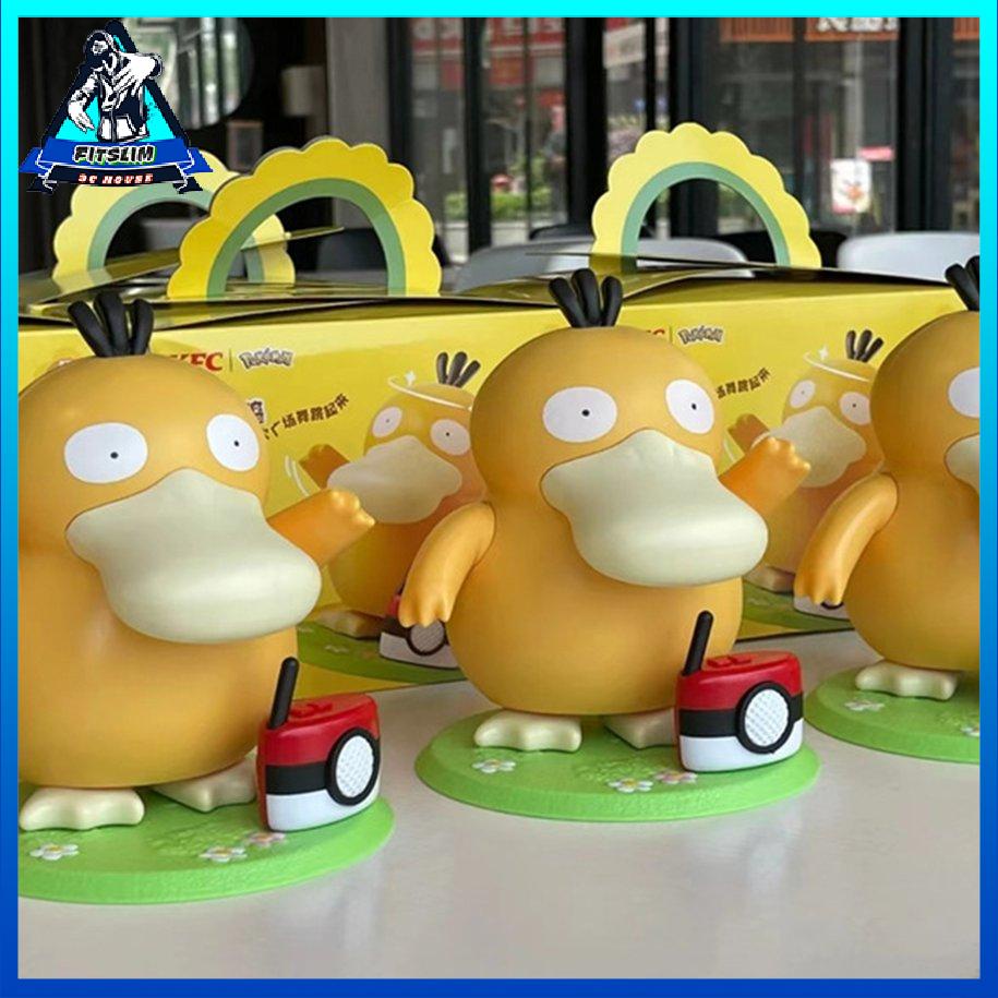 Psyduck Bức tượng nhỏ Âm nhạc Phim hoạt hình có thể di chuyển Ca hát Hộp âm nhạc Hình hành động