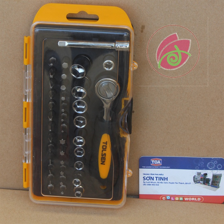 Bộ vít 38 cây TOLSEN 20035 bằng thép cao cấp chống gỉ