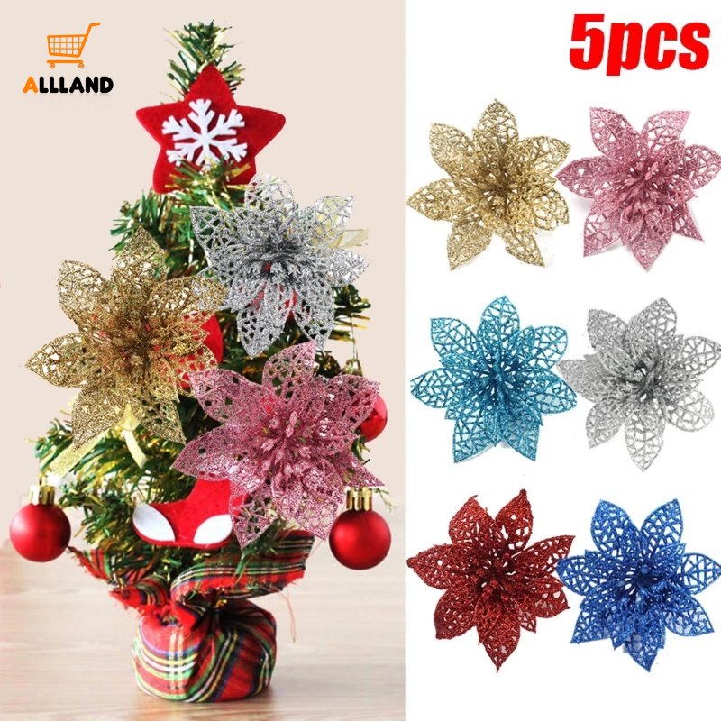 Set 5 Cây Thông Giả 10cm Dùng Để Trang Trí Giáng Sinh Đa Năng Tiện Dụng