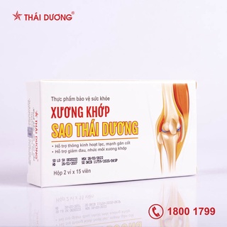 Xương khớp Sao Thái Dương hộp 2 vỉ 15 viên